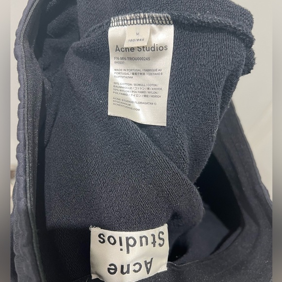 Acne Studios Jogger Sweatpants Size Medium - Picture 4 of 4